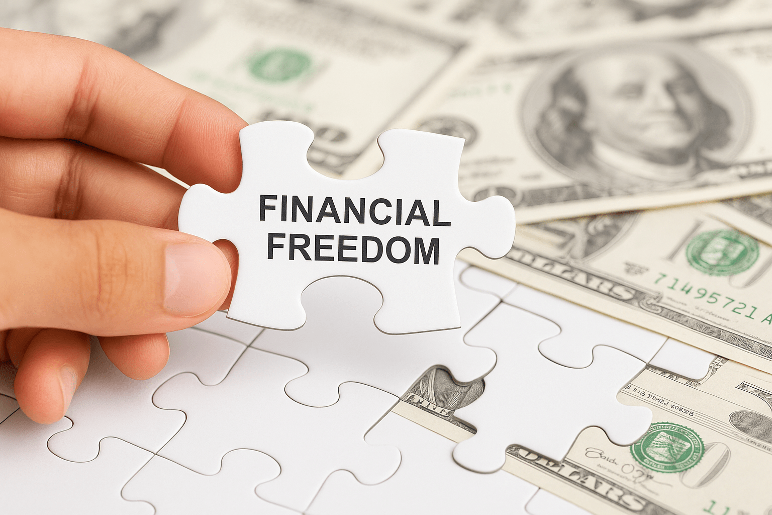 Financial Freedom Achieving financial freedom is like completing a puzzle—each piece brings you closer to a secure future.