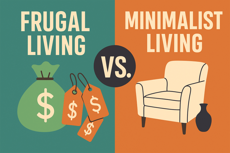 Frugal vs Minimalist Living Now